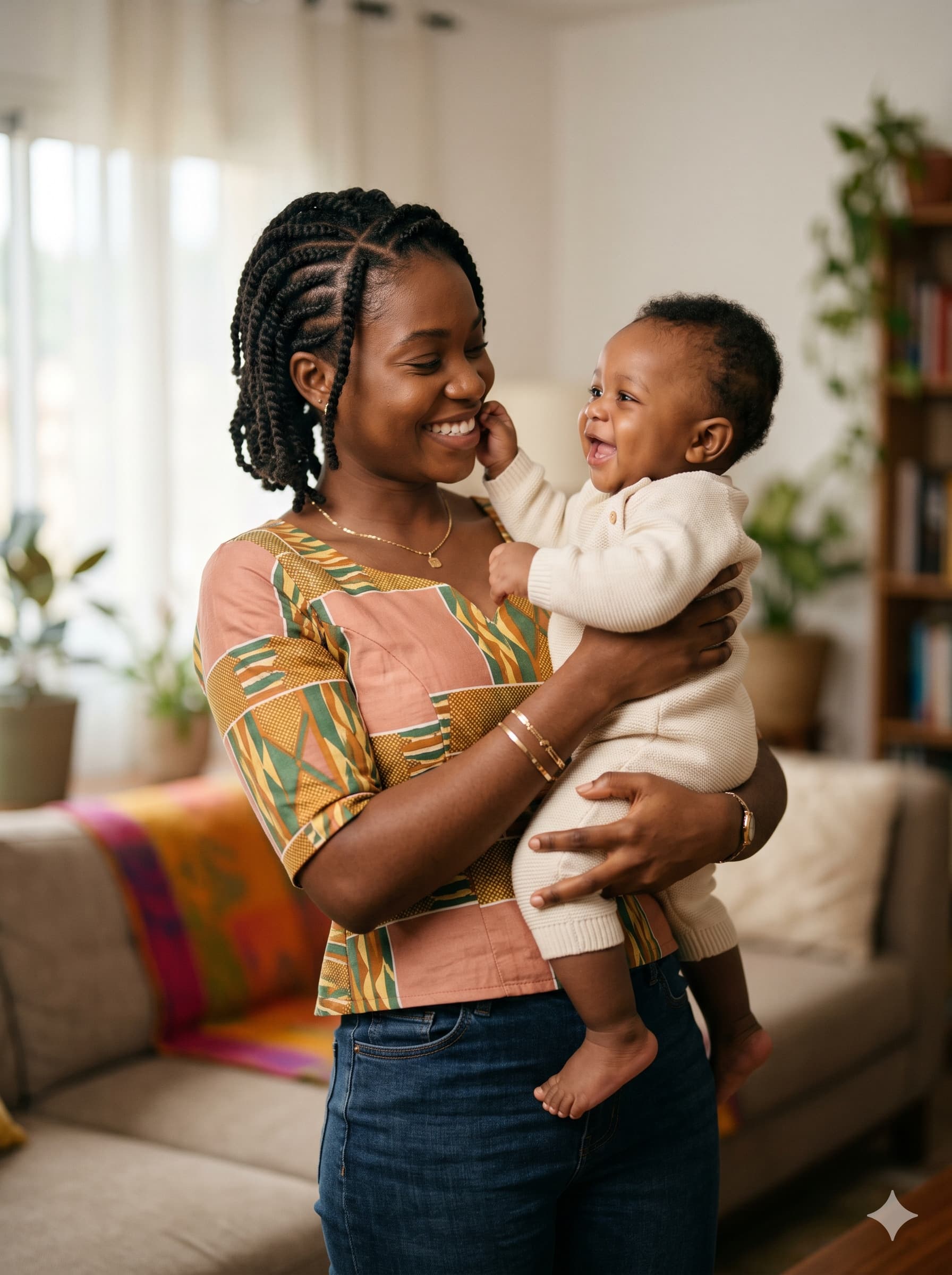 Pro ivoirien avec un enfant